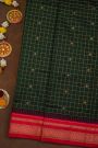 Narayanpet Silk Bottle Green Saree