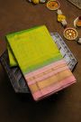 Narayanpet Silk Parrot Green Saree