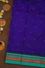 Narayanpet Silk Navy Blue Saree