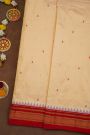 Narayanpet Silk Cream Saree