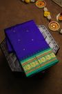 Narayanpet Silk Navy Blue Saree