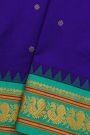 Narayanpet Silk Navy Blue Saree