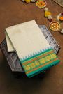 Narayanpet Silk Off White Saree