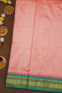 Narayanpet Silk Peach Saree
