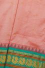 Narayanpet Silk Peach Saree