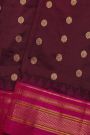 Narayanpet Silk Maroon Saree