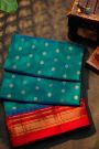 Narayanpet Silk Peacock Blue Saree