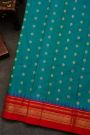 Narayanpet Silk Peacock Blue Saree