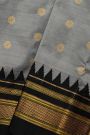 Narayanpet Silk Grey Saree