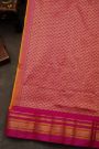 Narayanpet Silk Orange Saree