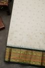 Narayanpet Silk White Saree