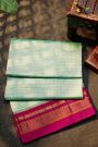 Narayanpet Silk Sea Green Saree