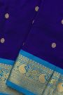 Narayanpet Silk Navy Blue Saree