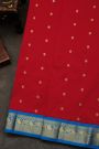Narayanpet Silk Red Saree