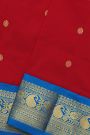 Narayanpet Silk Red Saree