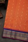 Narayanpet Silk Orange Saree
