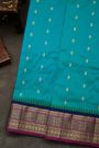 Narayanpet Silk Rama Blue Saree