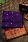 Narayanpet Silk Violet Saree