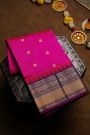 Narayanpet Silk Magenta Saree