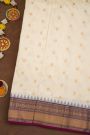 Narayanpet Silk Cream Saree