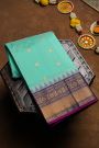 Narayanpet Silk Sky Blue Saree
