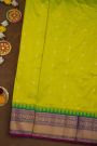 Narayanpet Silk Parrot Green Saree