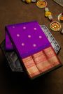 Narayanpet Silk Purple Saree
