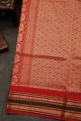 Narayanpet Silk Peacock Blue Zari Checks Saree