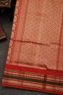Narayanpet Silk Purple Zari Checks Saree