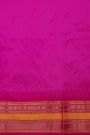 Narayanpet Silk Peacock Green Zari Checks Saree