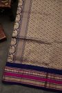 Narayanpet Silk Magenta Zari Checks Saree