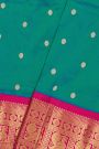 Narayanpet Silk Peacock Blue Saree