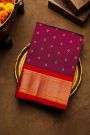 Narayanpet Silk Wine Saree