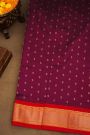 Narayanpet Silk Wine Saree