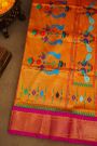 Narayanpet Silk Yellow Saree