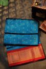 Narayanpet Silk Sea Blue Saree