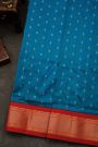 Narayanpet Silk Sea Blue Saree