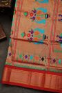Narayanpet Silk Sea Blue Saree