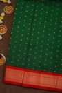 Narayanpet Silk Bottle Green Saree