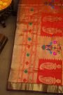 Narayanpet Silk Wine Saree