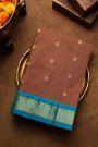 Narayanpet Silk Brown Saree