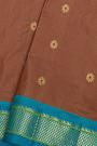Narayanpet Silk Brown Saree