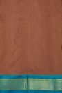 Narayanpet Silk Brown Saree