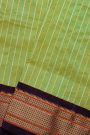 Narayanpet Silk Green Saree
