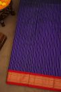 Narayanpet Silk Navy Blue Saree
