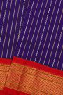 Narayanpet Silk Navy Blue Saree