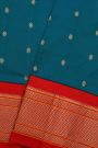 Narayanpet Silk Teal Blue Saree
