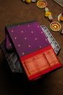 Narayanpet Silk Violet Saree