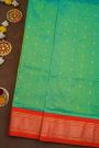 Narayanpet Silk Sea Green Saree
