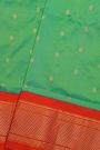 Narayanpet Silk Sea Green Saree